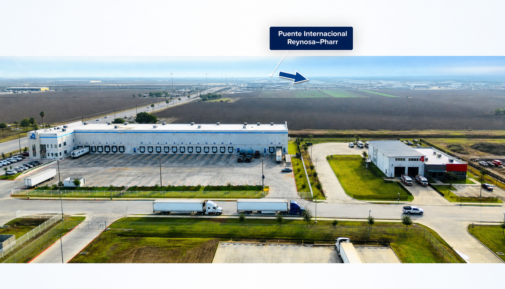 Vista panorámica exterior de Eagle Cold Storage